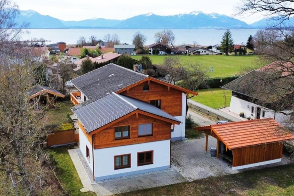 Chalet Am See - Seeblick Bergblick Modern Charmant Neu Seeon-Seebruck Eksteriør bilde
