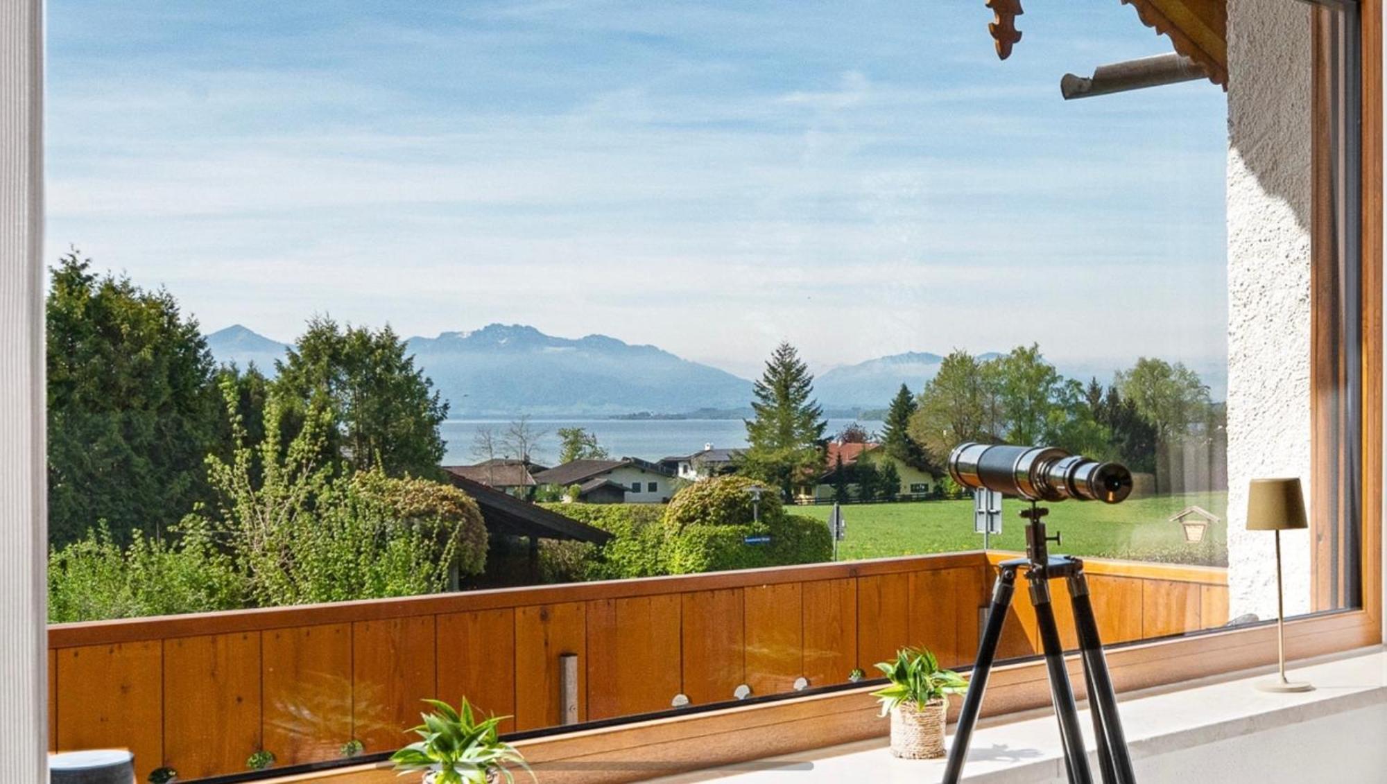Chalet Am See - Seeblick Bergblick Modern Charmant Neu Seeon-Seebruck Eksteriør bilde
