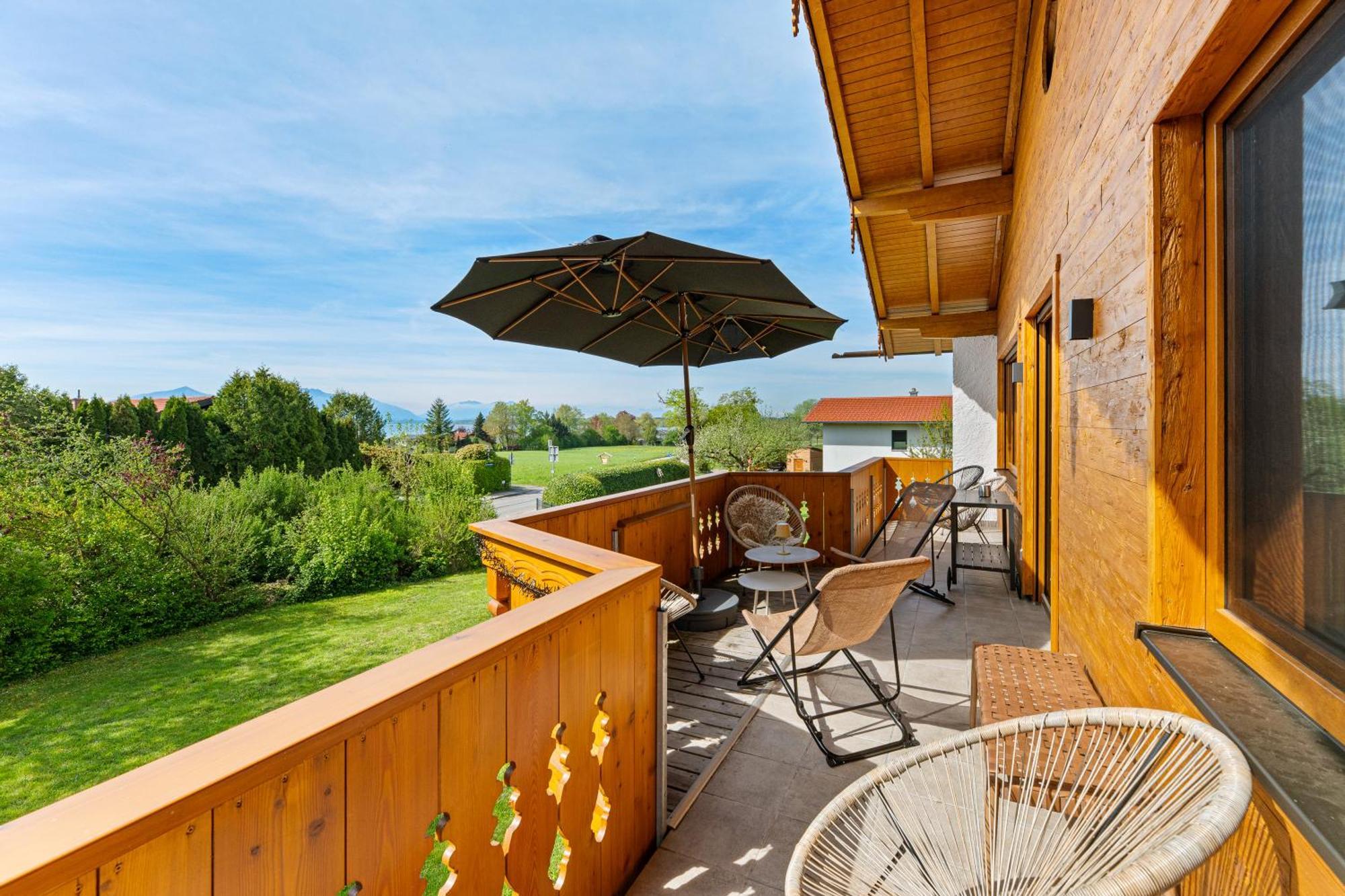 Chalet Am See - Seeblick Bergblick Modern Charmant Neu Seeon-Seebruck Eksteriør bilde