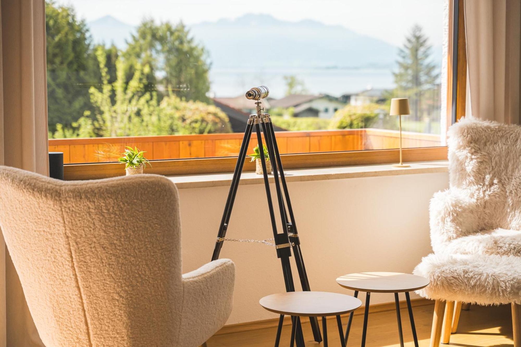 Chalet Am See - Seeblick Bergblick Modern Charmant Neu Seeon-Seebruck Eksteriør bilde
